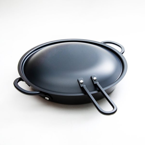 Two-Handles Silicone Resin Frying Pan Cheap