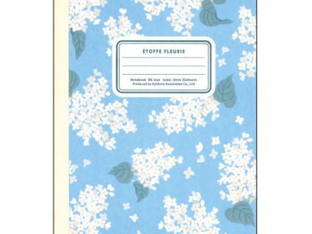 Kyokuto Flower Pattern 9mm Line Ruled Notebook CF158MB Discount