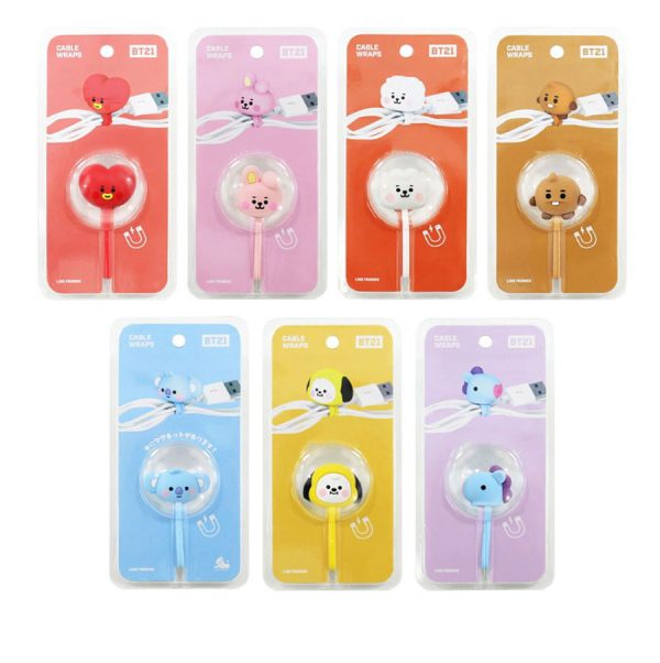 BT21 Magnetic Cable Wrap Fashion