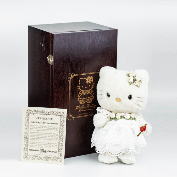 [Pre-Owned] Hello Kitty 25 Anniversary Wooden Box For Discount