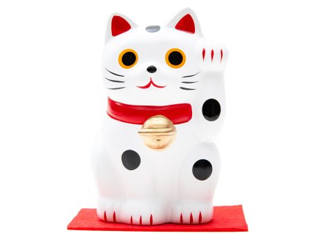 Yakushigama Ceramic Beckoning Cat L Sale