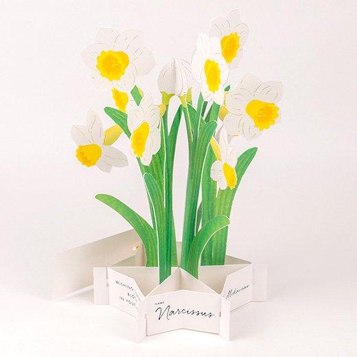 3D Glooming Message Card Daffodil For Sale