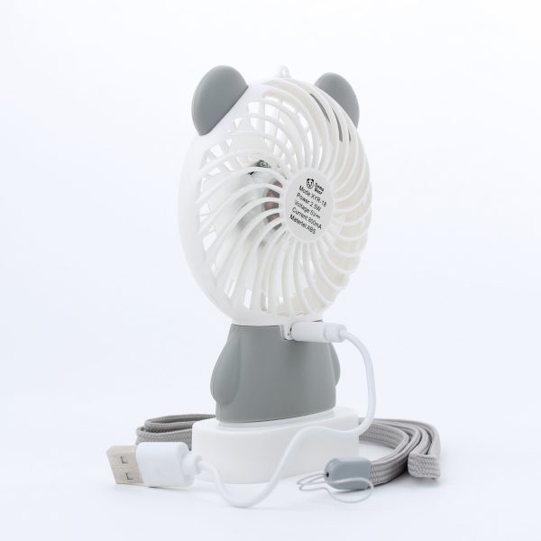 Desk & Portable Fan with Strap & USB Charger Supply