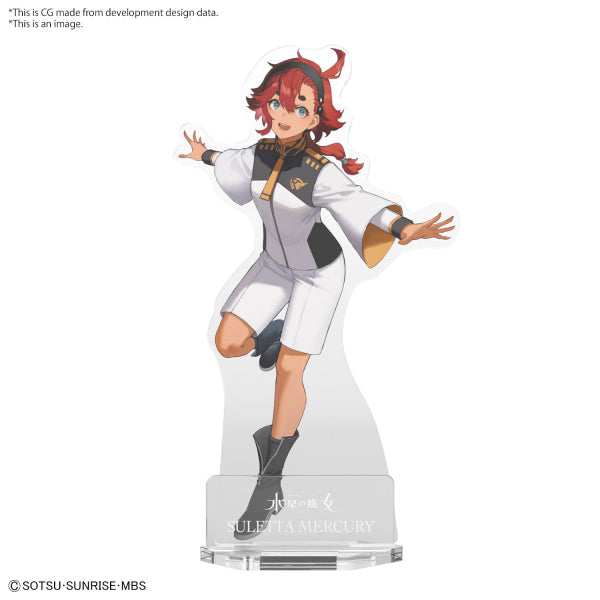 Badai Gunpla Package Art Acrylic Stand Suletta x6 Miorine x4 The Witch from Mercury Online