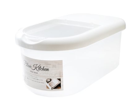 Blanc Kitchen Rice Box with Measuring Cup 5kg Fashion