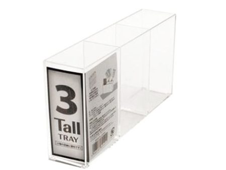 3-Section Tall Storage Tray with Compartments Online Hot Sale