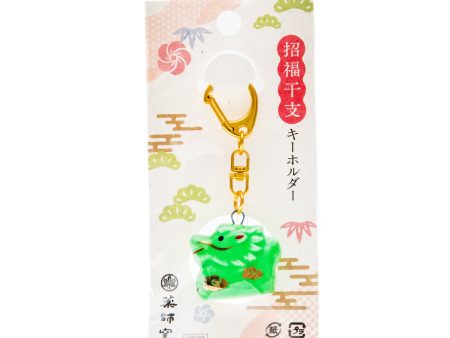 Yakushigama Ceramic Dragon Key Chain on Sale