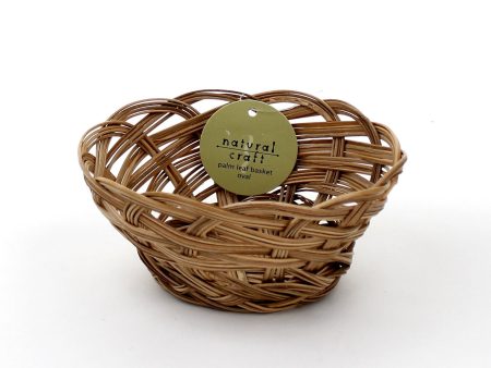 Basket (Palm Oval BE 16x10.5x5.5cm 14x9.5x5cm) Supply