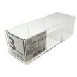 3-Section Clear Organizer with Compartments Sale