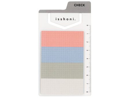 4 Colours Mini Sticky Notes with Ruler S2436 Sale