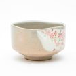 12.5cm Cherry Blossoms For Gift In Box Porcelain Matcha Tea Bowl For Cheap