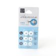 Earphone Pads (3 Sizes WT*GY*BK 6pcs) Hot on Sale