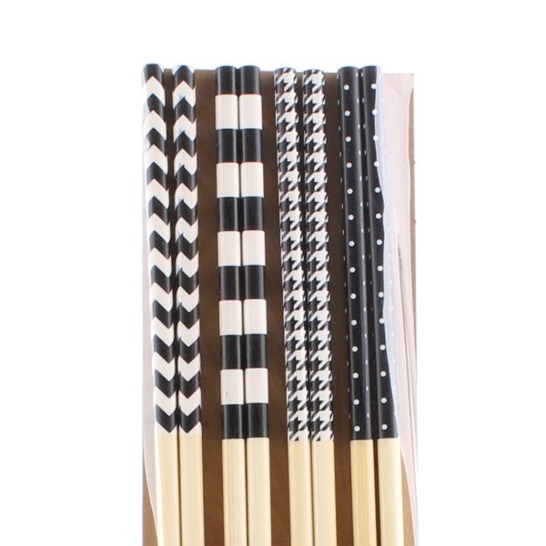 4-pair Long Bamboo Chopsticks Online Hot Sale