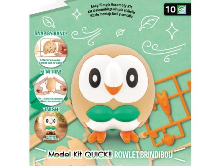 Bandai Pokemon Model Kit QUICK!! 10 Rowlet on Sale