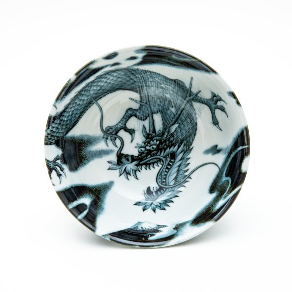 2Sets Ensembles 15cm Dragon For Gift In Box Ceramic Bowls & Chopsticks Set on Sale