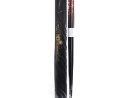 22.5cm Floral Bamboo Chopsticks with Case Online now