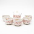 6pcs Cherry Blossoms For Gift In Box Porcelain Japanese Teapot & Teacups Online Hot Sale