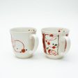 2pcs Rabbits Flowers For Gift In Box Porcelain Mugs Fashion