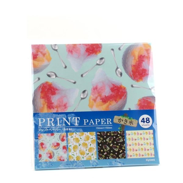 4-Design Popsicle   Ice Dessert Origami Design Paper (48 Sheets) Online