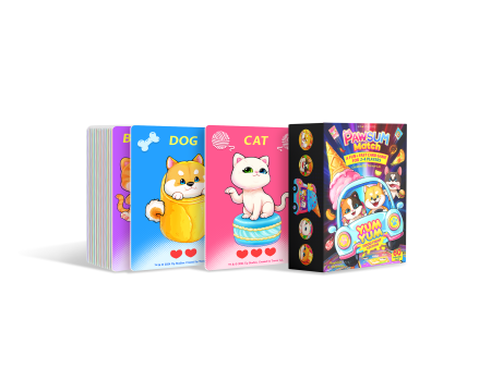 PAWSUM 1 Set Cats and Dogs Playing Cards For Traiding Card Game For Discount