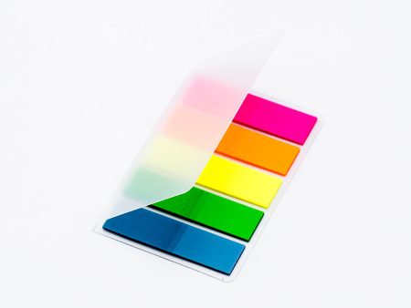 5-Color Sticky Notes with Cover (100 sh) on Sale