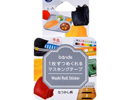 Bande Retro Patterns Washi Masking Tape Stickers BDA589 Online Sale