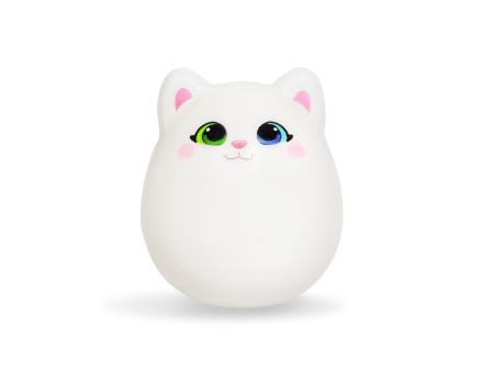 PAWSUM Cat Squeeze Toy White Cat on Sale