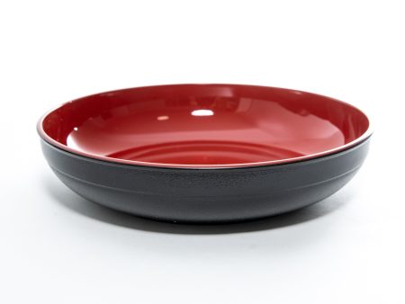 Black Lacquer Bowl with Red Interior Fashion