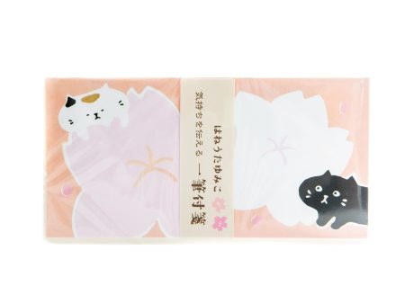 Active Coporation Cats & Sakura Sticky Notes Set Fashion