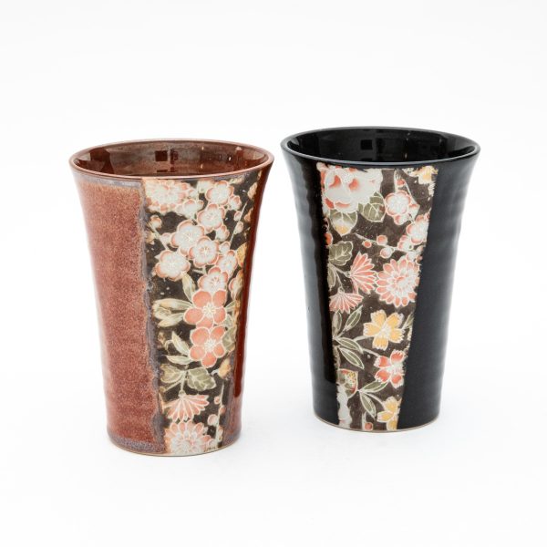 2pcs 8cm Kaga Yuzen Pattern For Gift In Box Porcelain Tumblers Sale