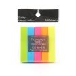 5-Color Fluorescent Sticky Notes (5x120 sheets) For Cheap