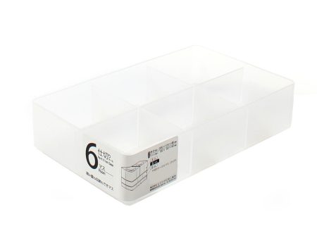 6-Section Clear Organizer with Compartments Sale