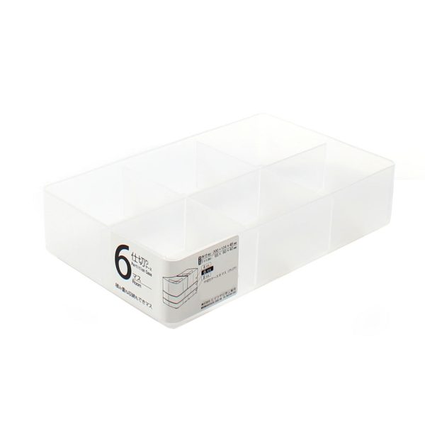 6-Section Clear Organizer with Compartments Sale