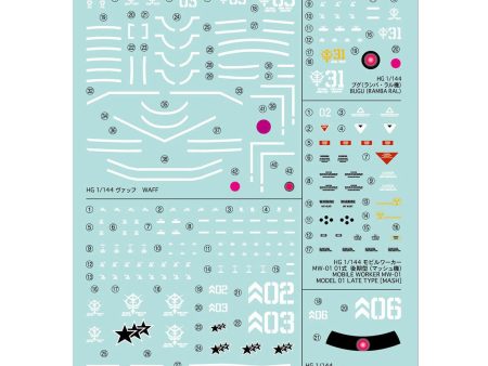 Bandai Gundam Decal 119 The Origin Multiuse (3) on Sale